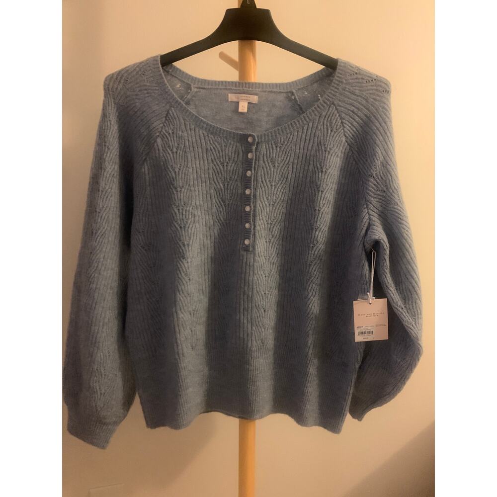 Womans XL lauren Conrad blue sweater NWT